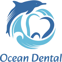 Ocean Dental logo in Bellflower, California